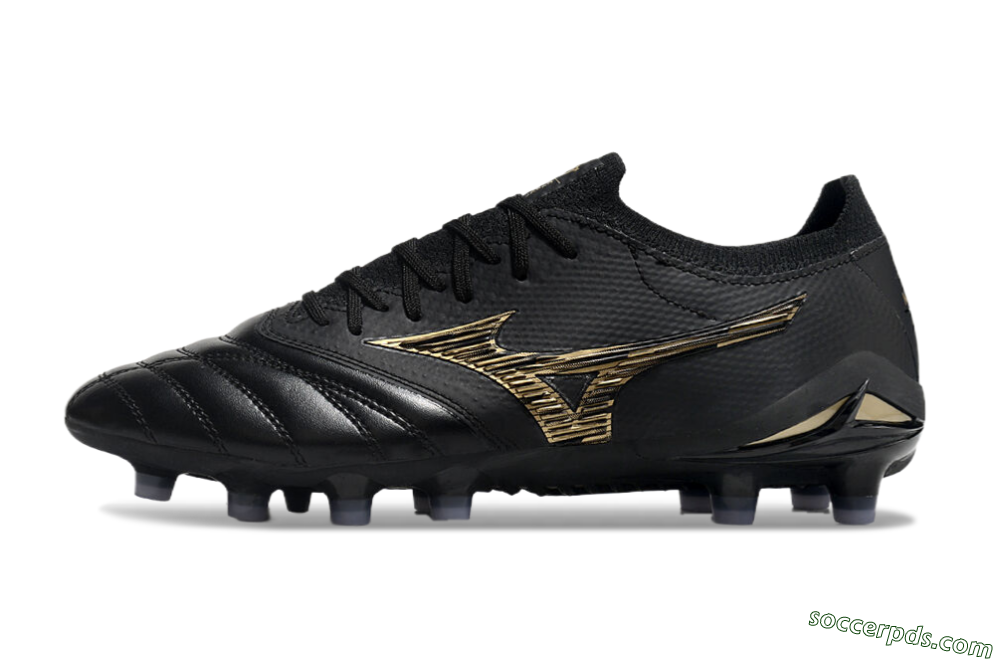 Mizuno Morelia Neo 3 FG Low-Tops Football Boots - Black/Gold 2