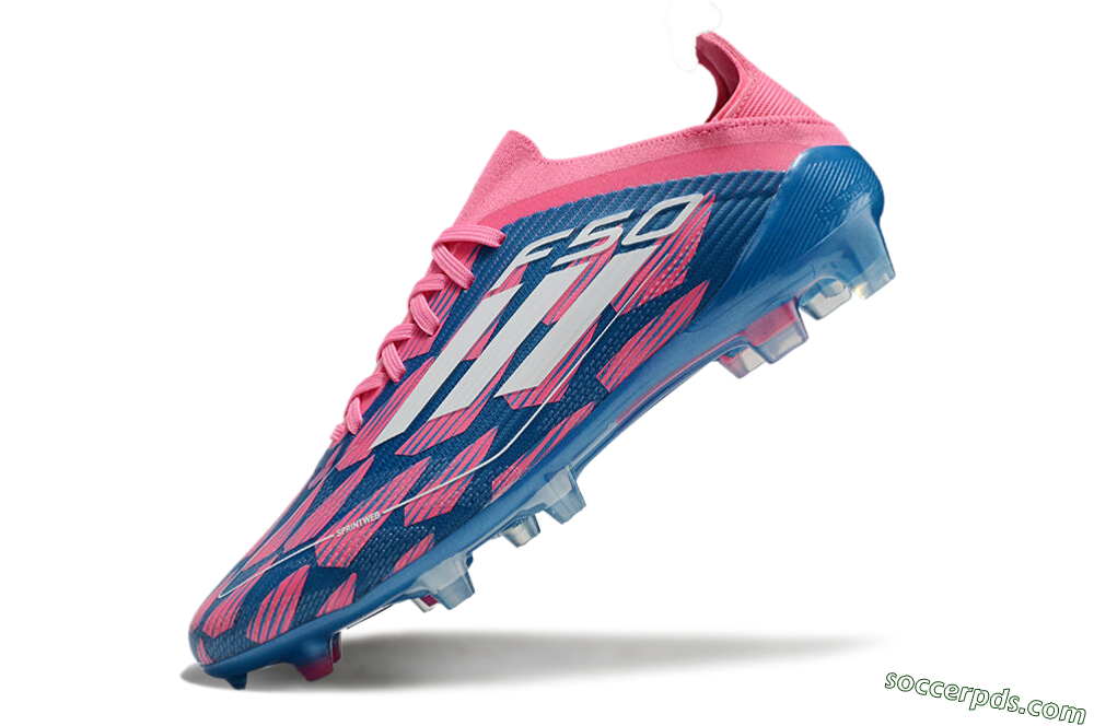 Adidas F50 Elite FG Low-Tops Football Boots - Blue/White/Red 6