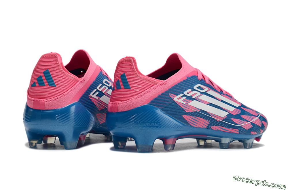 Adidas F50 Elite FG Low-Tops Football Boots - Blue/White/Red 7