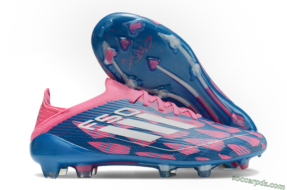 Adidas F50 Elite FG Low-Tops Football Boots - Blue/White/Red 1