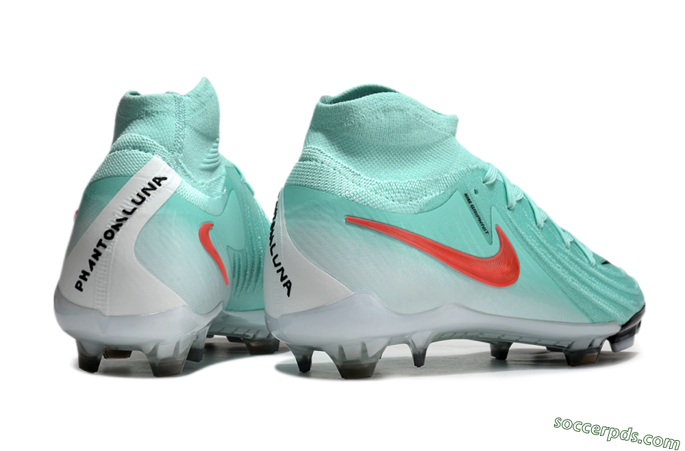 Nike Phantom Luna Elite FG High-Tops Football Boots - Jade/Red/White 6
