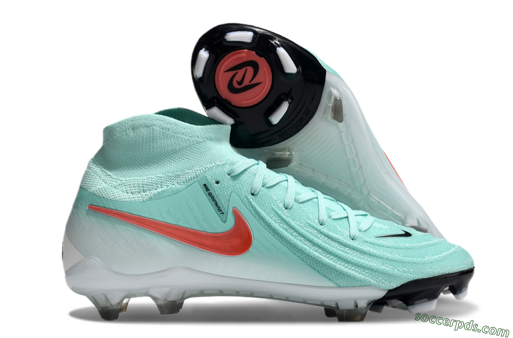 Nike Phantom Luna Elite FG High-Tops Football Boots - Jade/Red/White 1