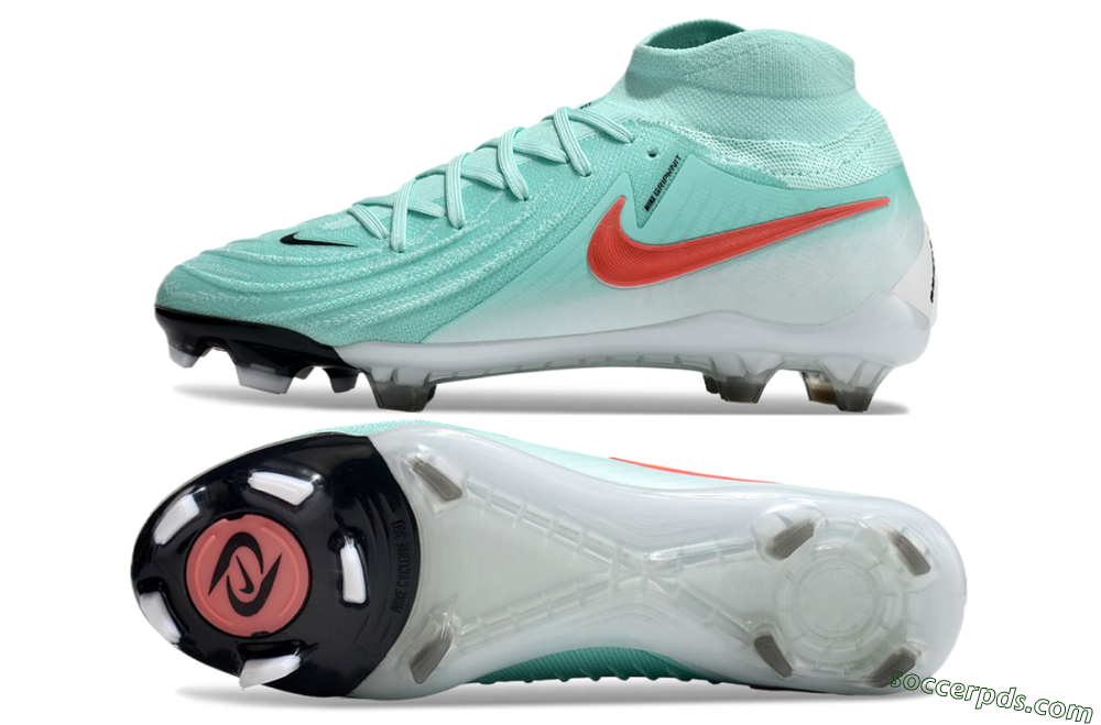 Nike Phantom Luna Elite FG High-Tops Football Boots - Jade/Red/White 0