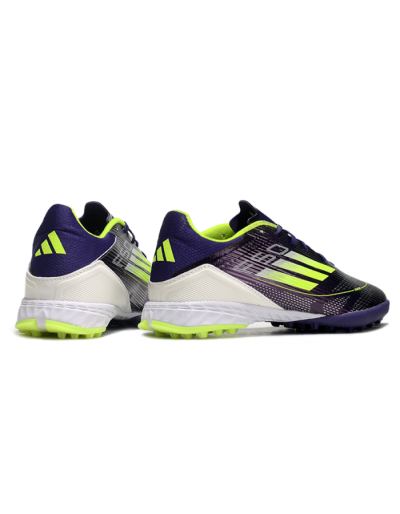 Adidas F50 Pro TF Low-Tops Football Shoes - Purple/Yellow/Blue