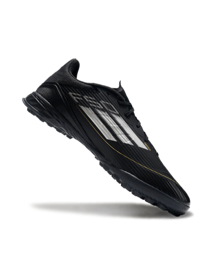 Adidas F50 Pro TF Low-Tops Football Shoes - Black/White/Gold
