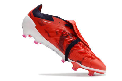 Adidas Predator Elite Foldover Tongue FG Low-Tops Football Boots - Red/White/Black