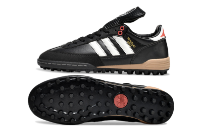 Adidas Mundial Team Astro TF Low-Tops Football Shoes - Black/White/Red
