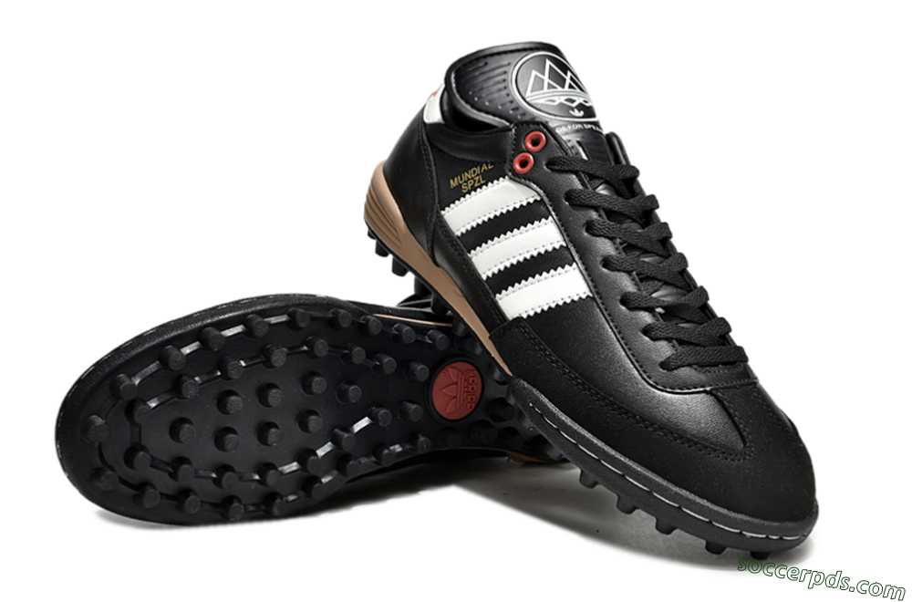 Adidas Mundial Team Astro TF Low-Tops Football Shoes - Black/White/Red 3