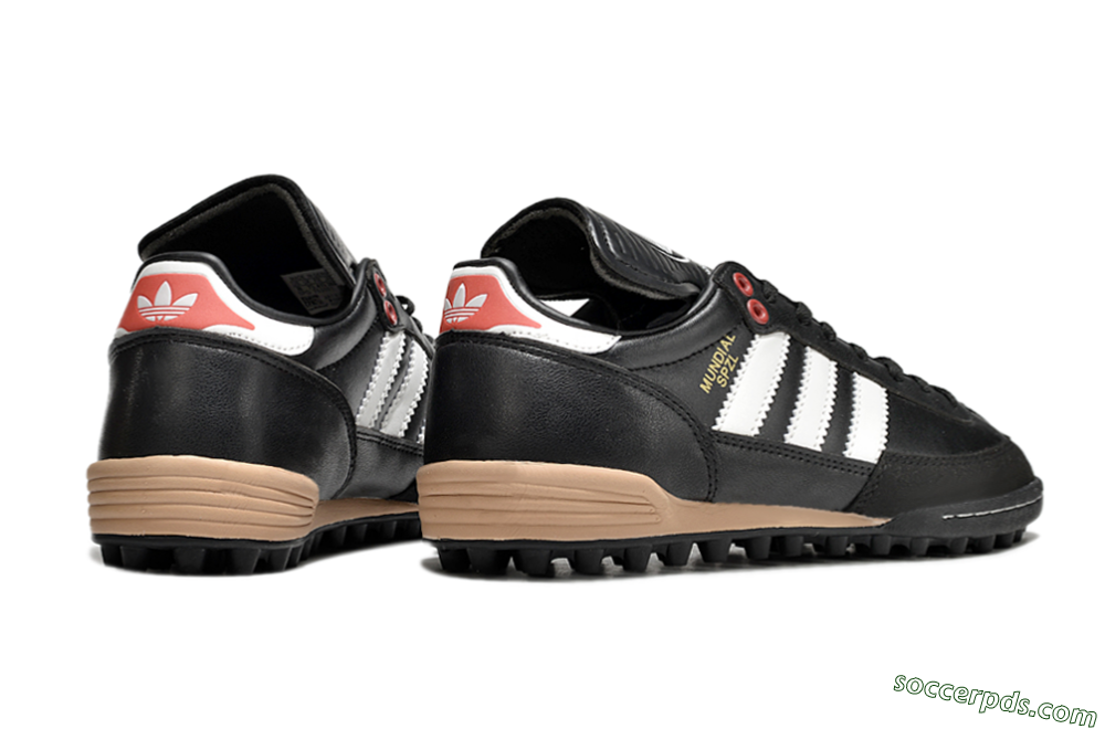 Adidas Mundial Team Astro TF Low-Tops Football Shoes - Black/White/Red 6