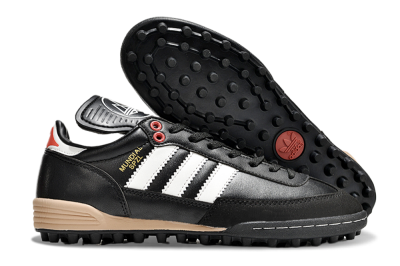 Adidas Mundial Team Astro TF Low-Tops Football Shoes - Black/White/Red