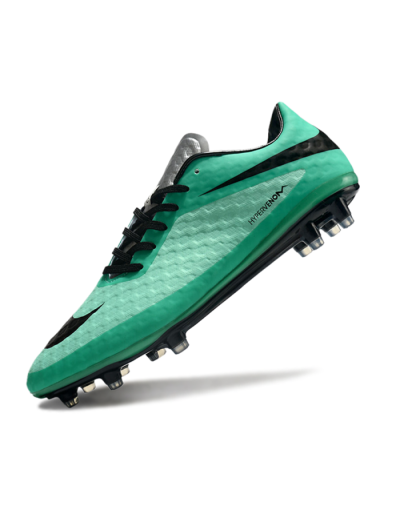 Nike Hypervenom Phantom FG Low-Tops Football Boots - Green/Black/Silver