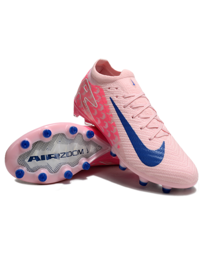 Nike Air Zoom Mercurial Vapor 16 Elite AG Low-Tops Football Boots - Pink/Blue/White