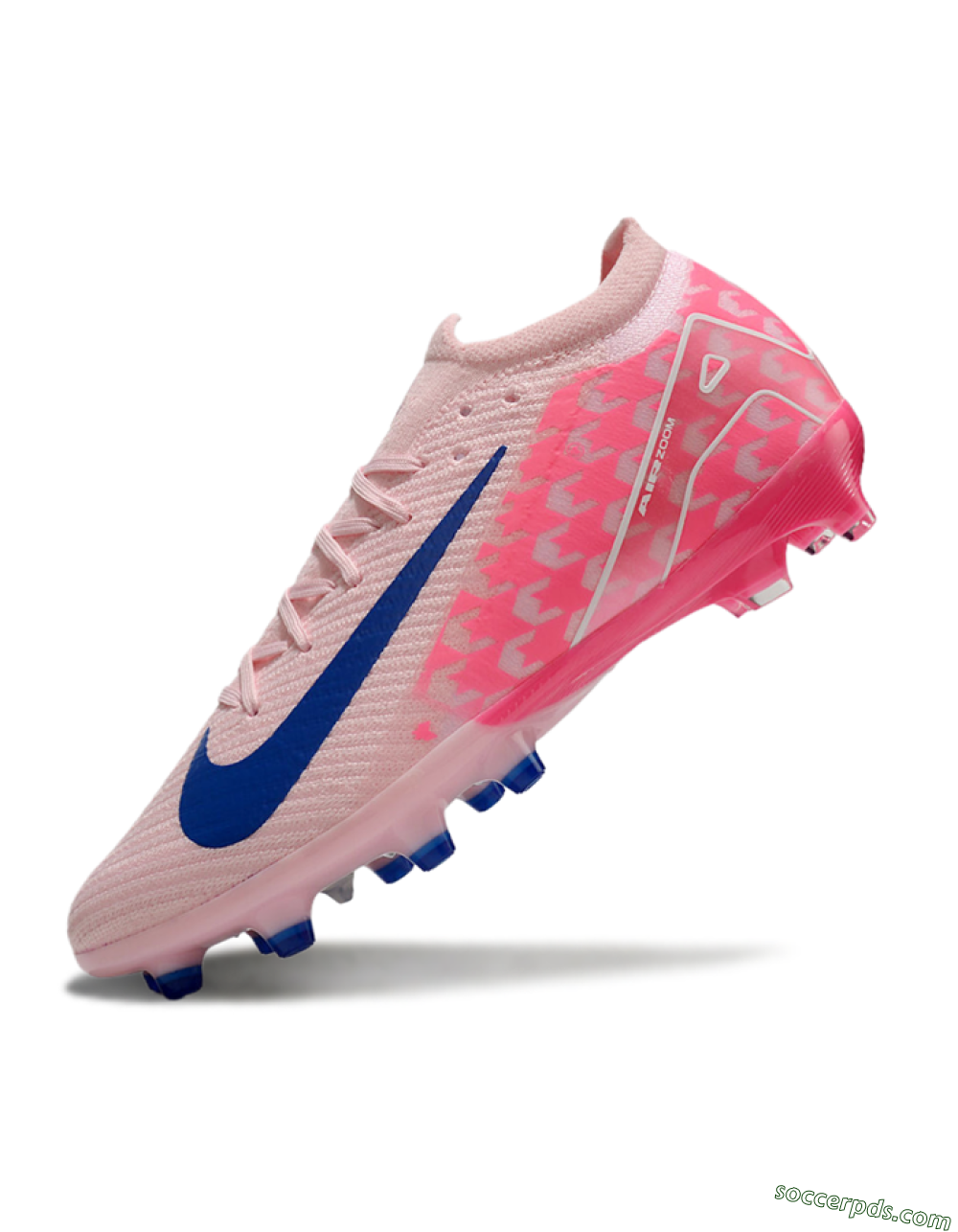 Nike Air Zoom Mercurial Vapor 16 Elite AG Low-Tops Football Boots - Pink/Blue/White 5