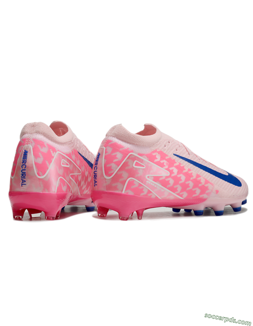 Nike Air Zoom Mercurial Vapor 16 Elite AG Low-Tops Football Boots - Pink/Blue/White 6