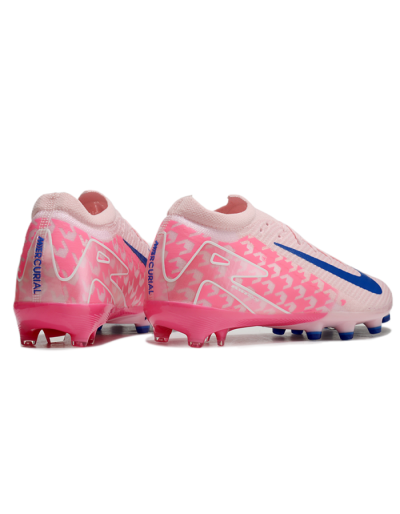 Nike Air Zoom Mercurial Vapor 16 Elite AG Low-Tops Football Boots - Pink/Blue/White