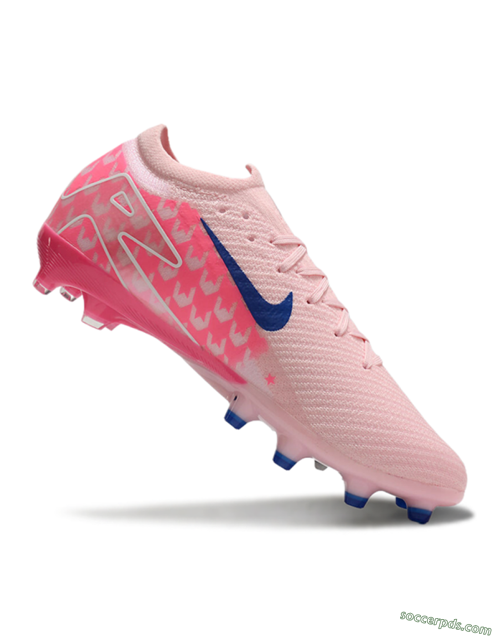 Nike Air Zoom Mercurial Vapor 16 Elite AG Low-Tops Football Boots - Pink/Blue/White 4