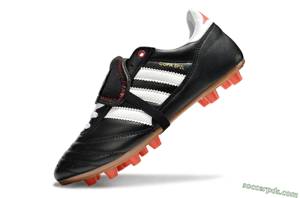 Adidas Mundial Team Astro TF Low-Tops Football Shoes - Black/White/Red 5