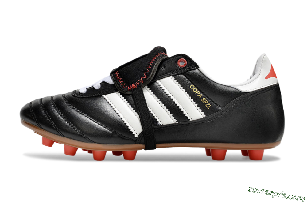 Adidas Mundial Team Astro TF Low-Tops Football Shoes - Black/White/Red 2