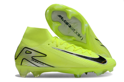 Nike Air Zoom Mercurial Superfly 10 Elite FG High-Tops Football Boots - Yellow/Black/Silver