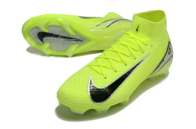 Nike Air Zoom Mercurial Superfly 10 Elite FG High-Tops Football Boots - Yellow/Black/Silver