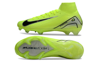 Nike Air Zoom Mercurial Superfly 10 Elite FG High-Tops Football Boots - Yellow/Black/Silver