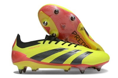 Adidas Predator 24 Elite SG Low-Tops Football Boots - Yellow/Black/Red