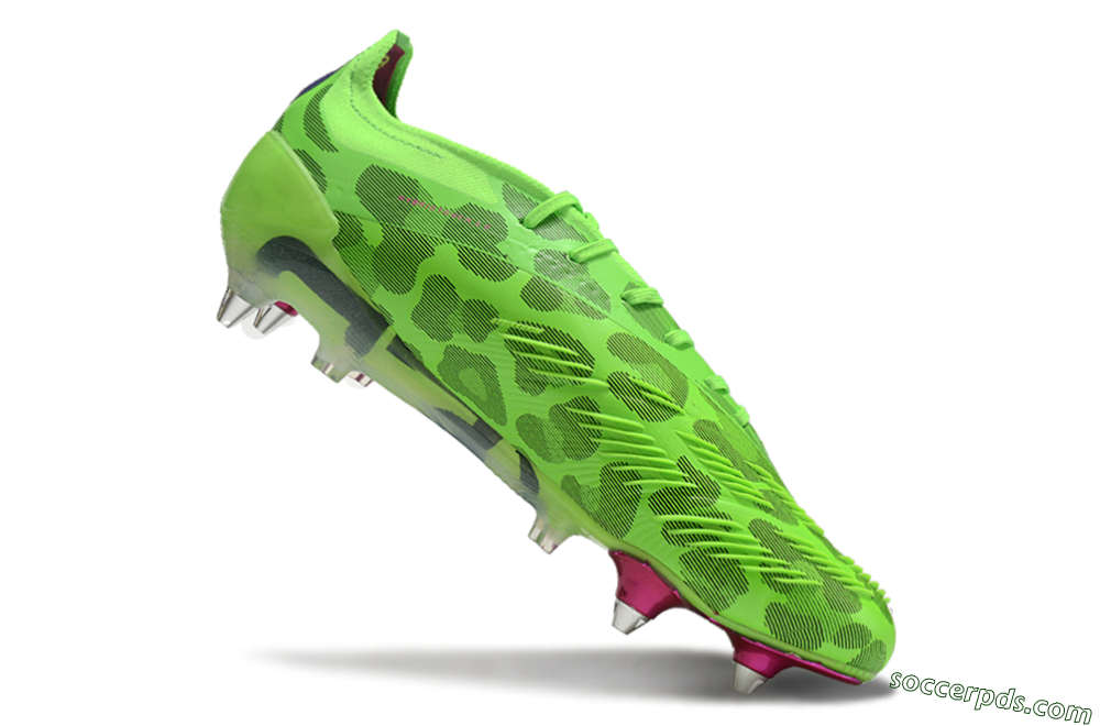 Adidas Predator 24 Elite SG Low-Tops Football Boots - Yellow/Purple/Pink 4
