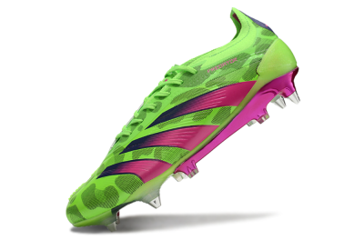 Adidas Predator 24 Elite SG Low-Tops Football Boots - Yellow/Purple/Pink