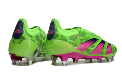 Adidas Predator 24 Elite SG Low-Tops Football Boots - Yellow/Purple/Pink