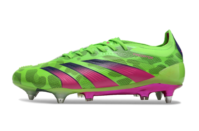 Adidas Predator 24 Elite SG Low-Tops Football Boots - Yellow/Purple/Pink
