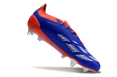 Adidas Predator Elite Foldover Tongue SG Low-Tops Football Boots - Blue/White/Red
