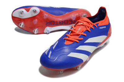 Adidas Predator Elite Foldover Tongue SG Low-Tops Football Boots - Blue/White/Red