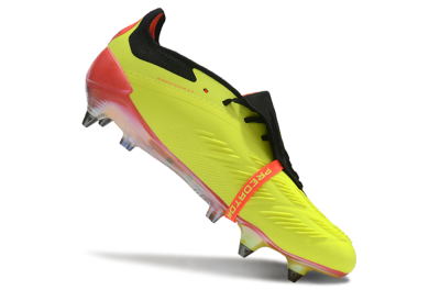 Adidas Predator Elite Foldover Tongue SG Low-Tops Football Boots - Yellow/Black/Red
