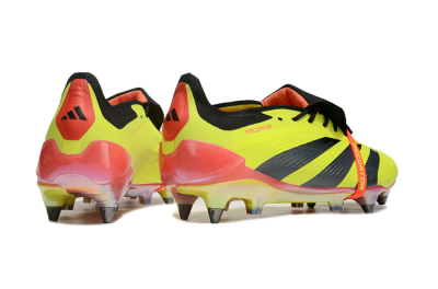 Adidas Predator Elite Foldover Tongue SG Low-Tops Football Boots - Yellow/Black/Red