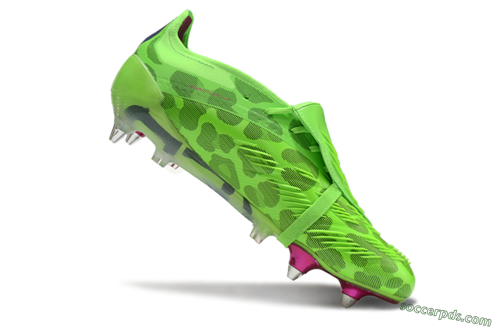 Adidas Predator Elite Foldover Tongue SG Low-Tops Football Boots - Yellow/Purple/Pink 4