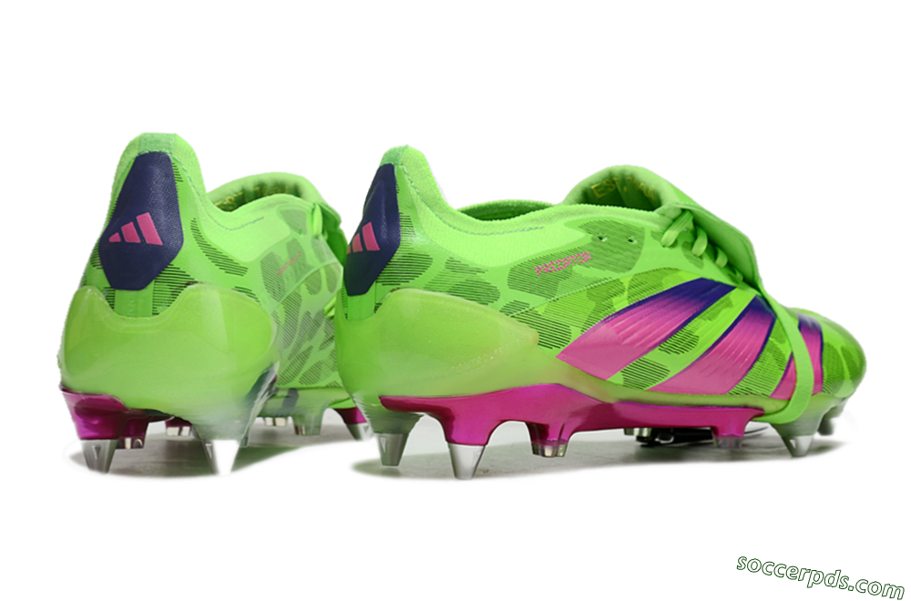 Adidas Predator Elite Foldover Tongue SG Low-Tops Football Boots - Yellow/Purple/Pink 6