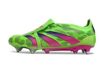 Adidas Predator Elite Foldover Tongue SG Low-Tops Football Boots - Yellow/Purple/Pink