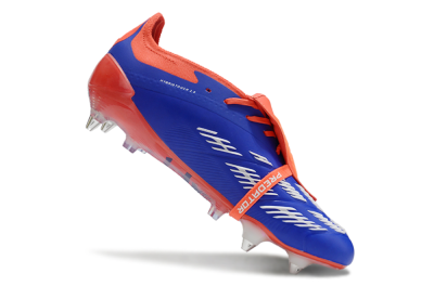 Adidas Predator Elite Foldover Tongue SG Low-Tops Football Boots - Blue/White/Red