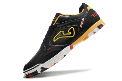Joma Top Flex IC Low-Tops Football Shoes - Black/Yellow/Red
