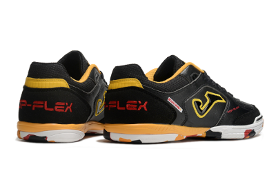 Joma Top Flex IC Low-Tops Football Shoes - Black/Yellow/Red