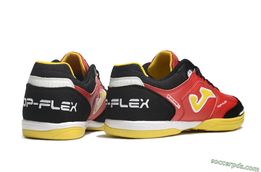 Joma Top Flex IC Low-Tops Football Shoes - Red/Yellow/Black 6