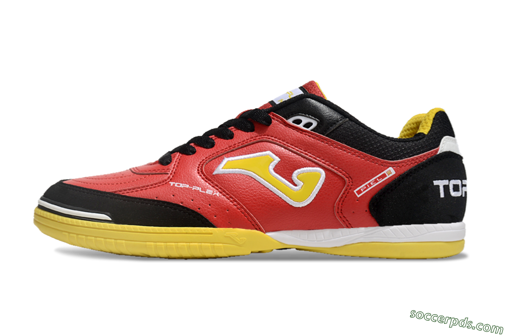 Joma Top Flex IC Low-Tops Football Shoes - Red/Yellow/Black 2