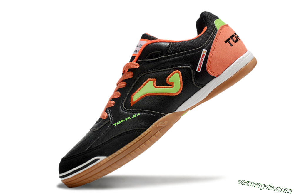 Joma Top Flex IC Low-Tops Football Shoes - Black/Yellow/Red 5