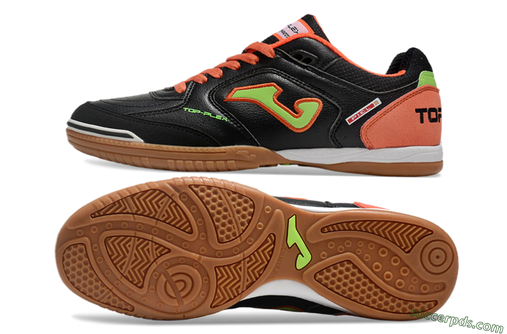 Joma Top Flex IC Low-Tops Football Shoes - Black/Yellow/Red 0