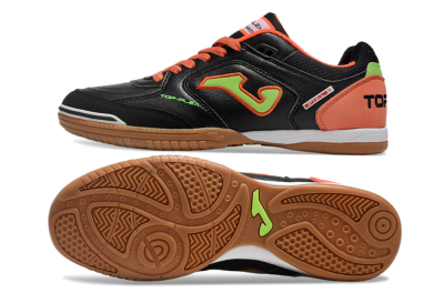 Joma Top Flex IC Low-Tops Football Shoes - Black/Yellow/Red