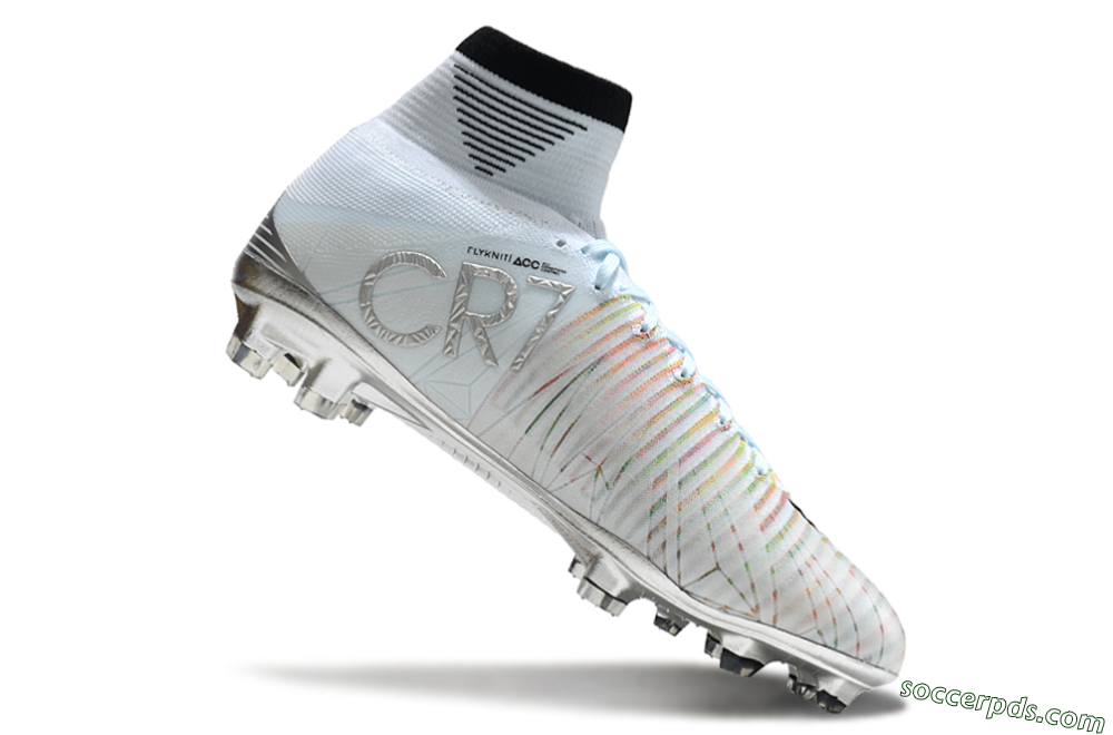 Nike Zoom Superfly 5 Elite FG High-Tops Football Boots - Blue/Black/Rainbow 4