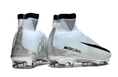 Nike Zoom Superfly 5 Elite FG High-Tops Football Boots - Blue/Black/Rainbow