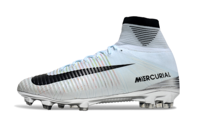 Nike Zoom Superfly 5 Elite FG High-Tops Football Boots - Blue/Black/Rainbow