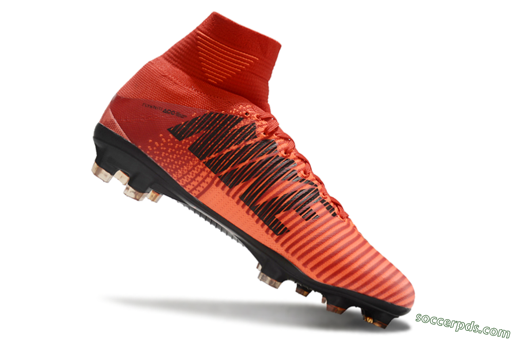 Nike Zoom Superfly 5 Elite FG High-Tops Football Boots - Red/Black 4