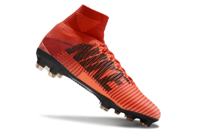 Nike Zoom Superfly 5 Elite FG High-Tops Football Boots - Red/Black